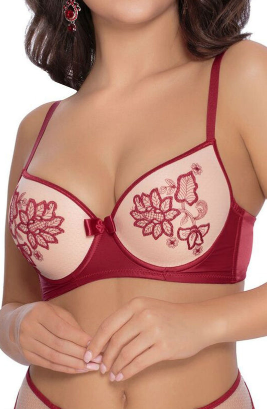 Mehendi Push Up Bra Claret Everyday Bras