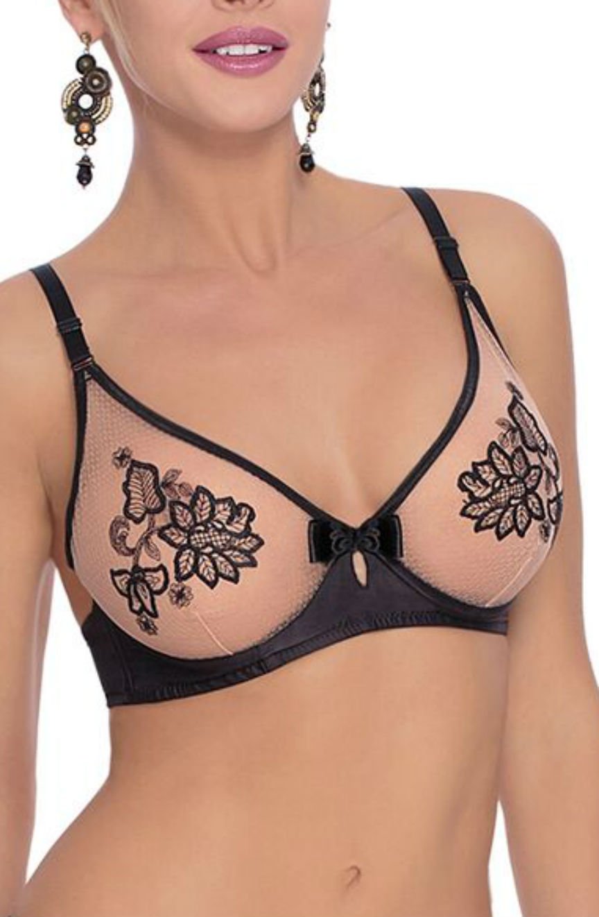 Mehendi Soft Cup Bra Black Everyday Bras