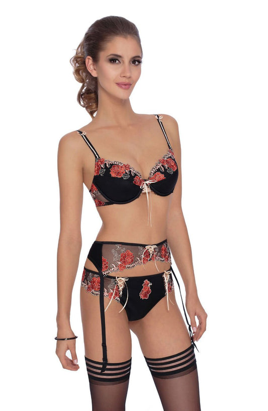 Natali Black Thong Everyday Lingerie Sets