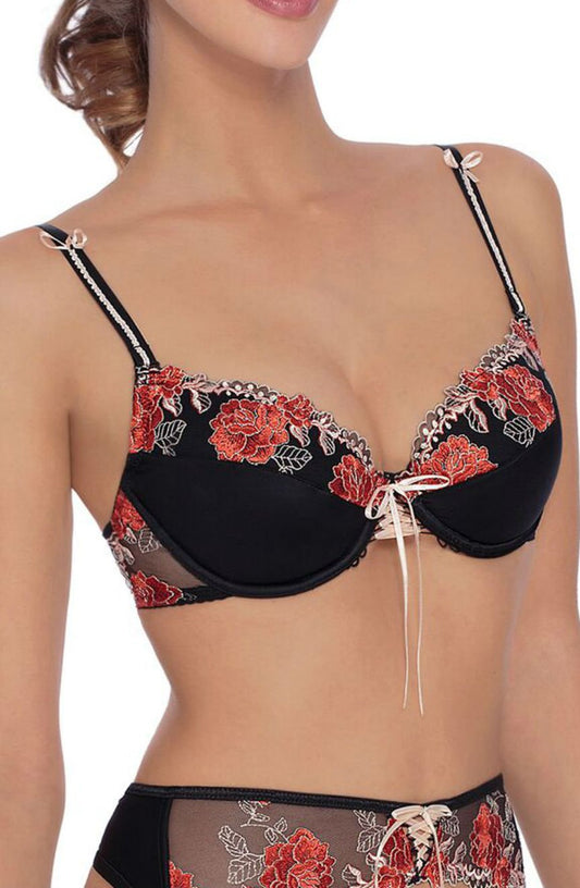 Natali Black Bra Everyday Lingerie Sets