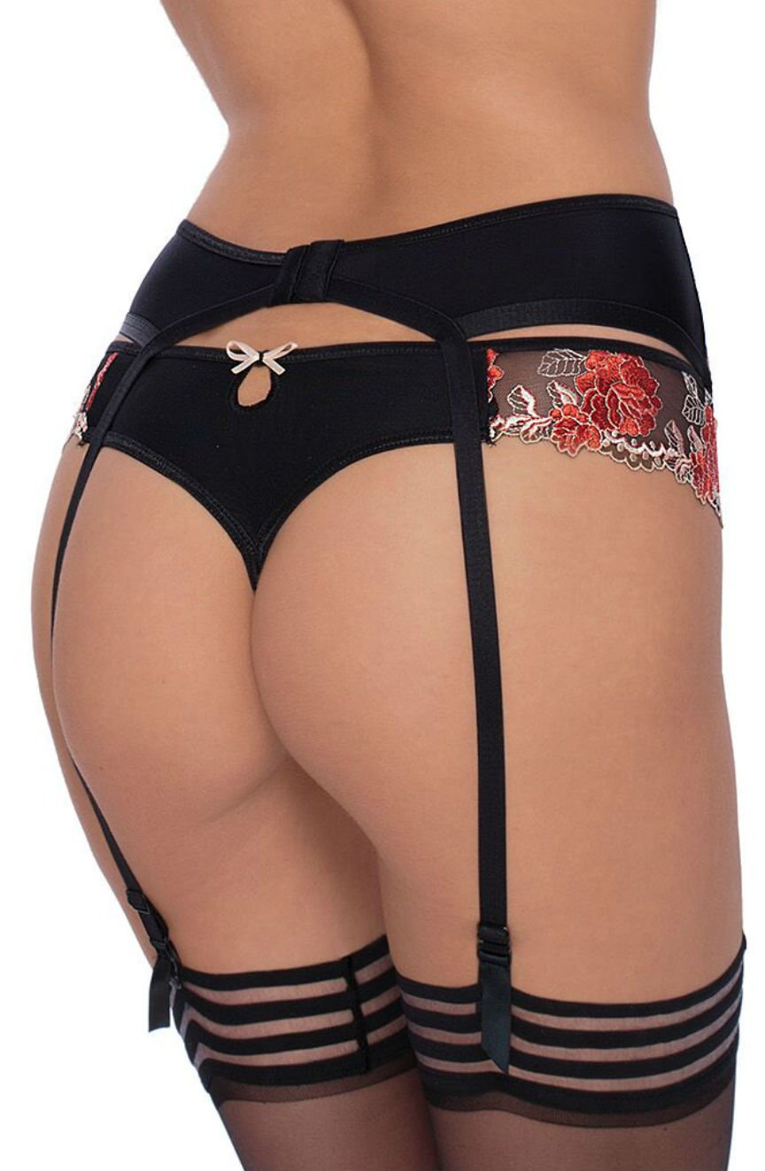 Natali Black Thong Everyday Lingerie Sets