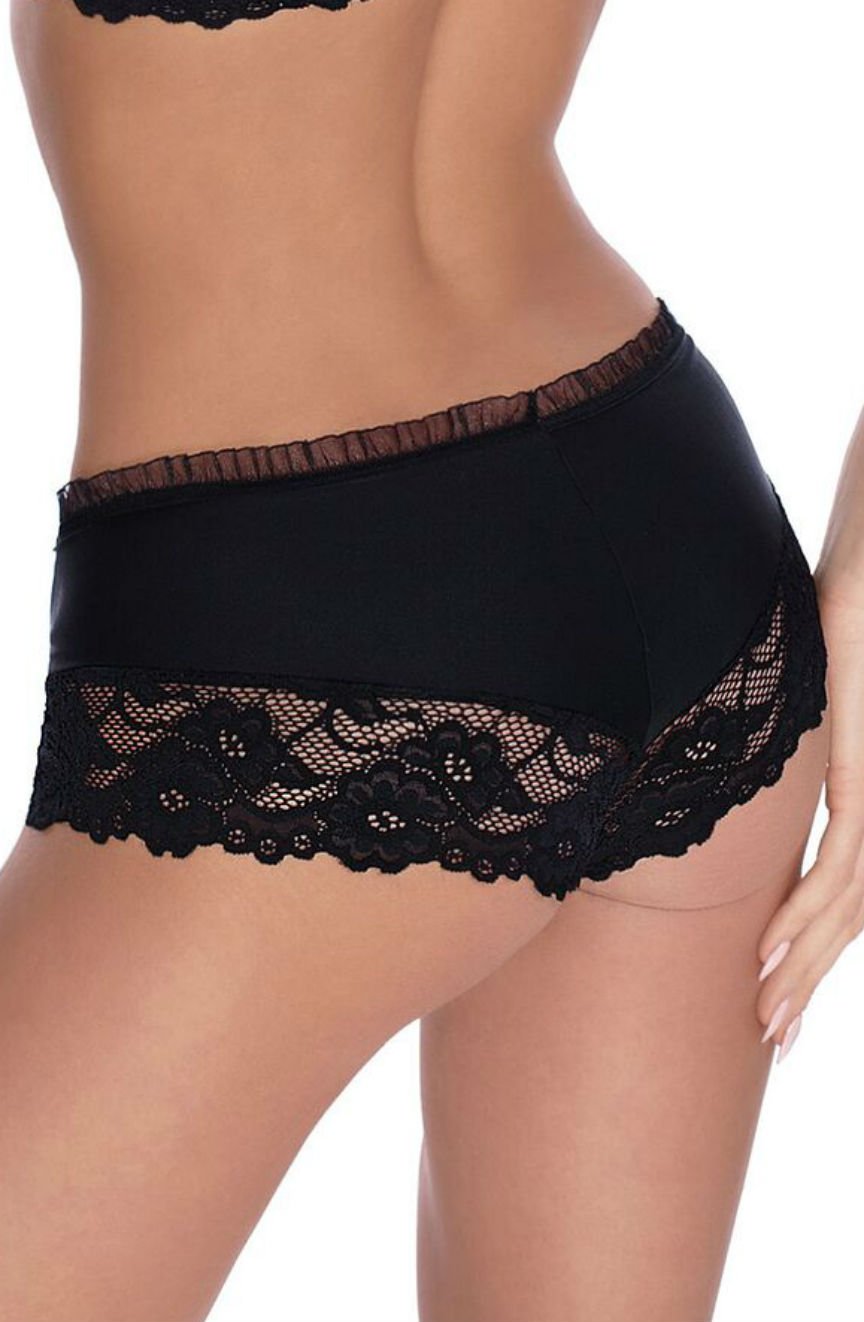 Sisi Black Short Everyday Briefs and Thongs