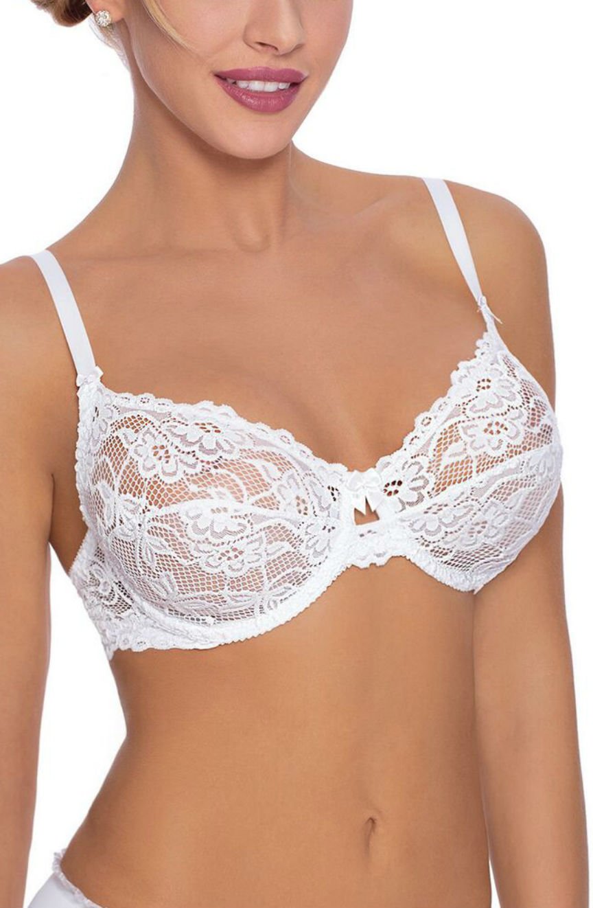 Sisi White Bra Bridal Bras