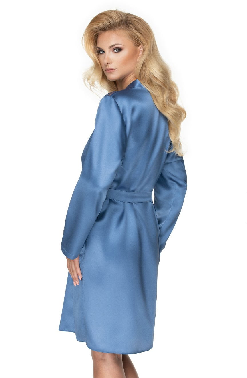 Sapphire Dressing Gown Azure Bedroom Wear Nightwear