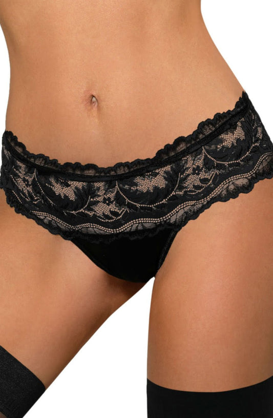 Sefia Thong Black Everyday Briefs and Thongs