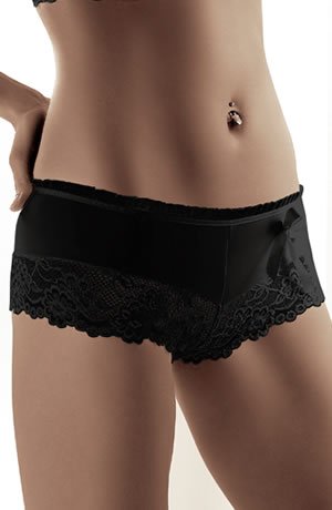 Sisi Black Short Everyday Briefs and Thongs