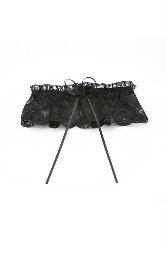 Garter Black Bedroom Wear Accessories