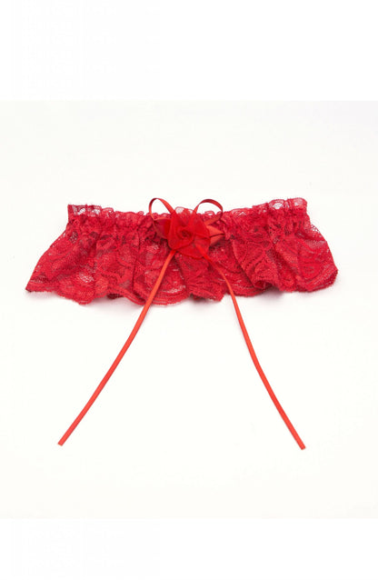 Garter Red Bedroom Wear Accessories