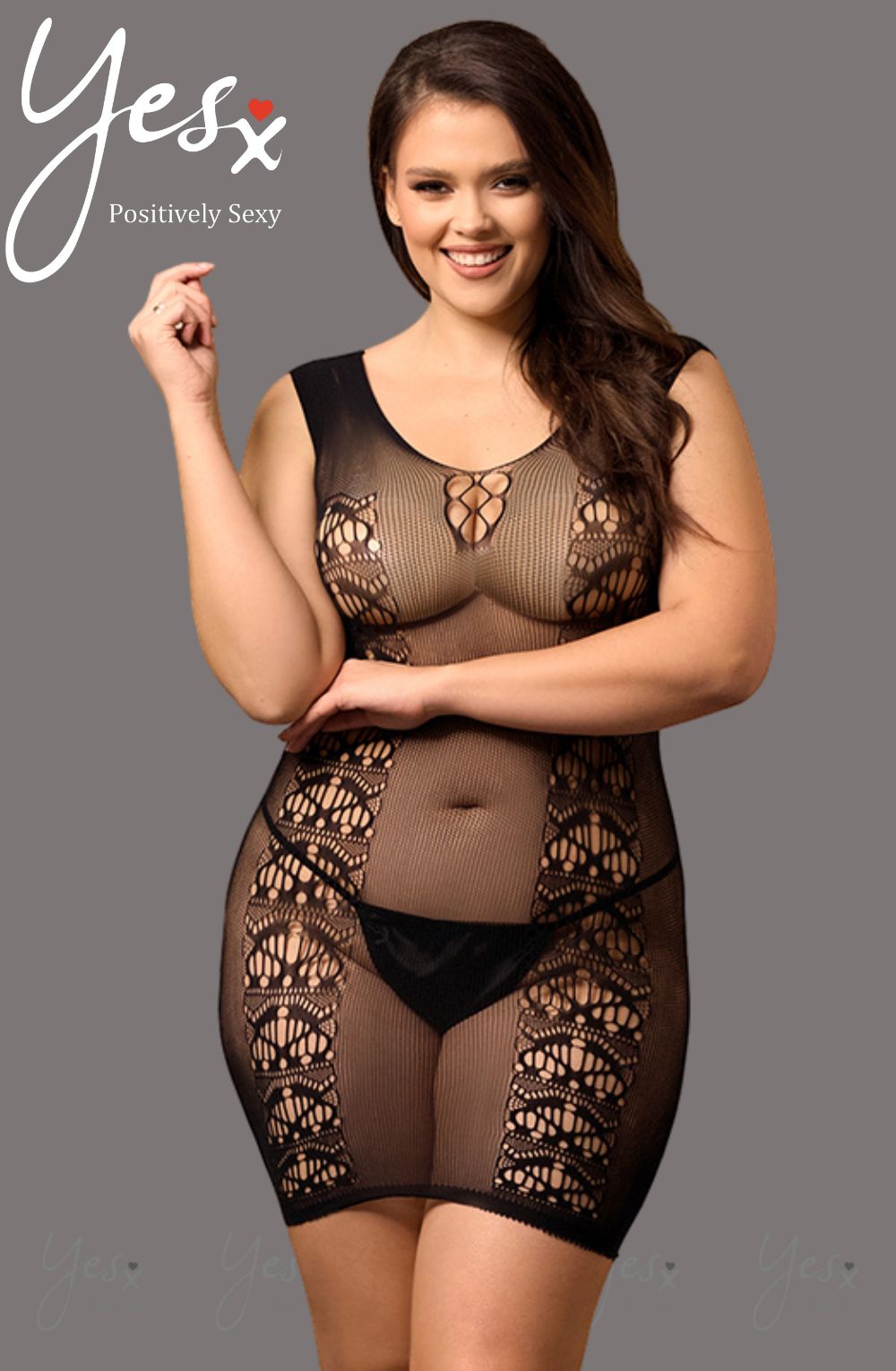 YXQ Plus size Dress Plus Sizes Bodystocking