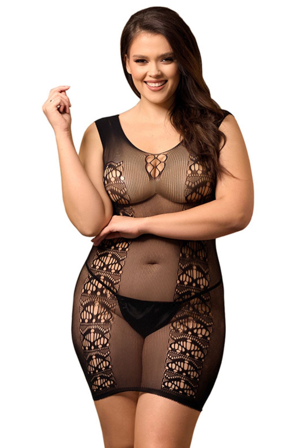 YXQ Plus size Dress Plus Sizes Bodystocking