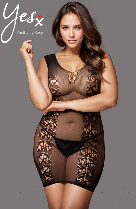 YXQ Plus size Dress Plus Sizes Bodystocking