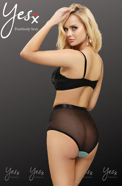 YX Blue Bra Set Everyday Lingerie Sets