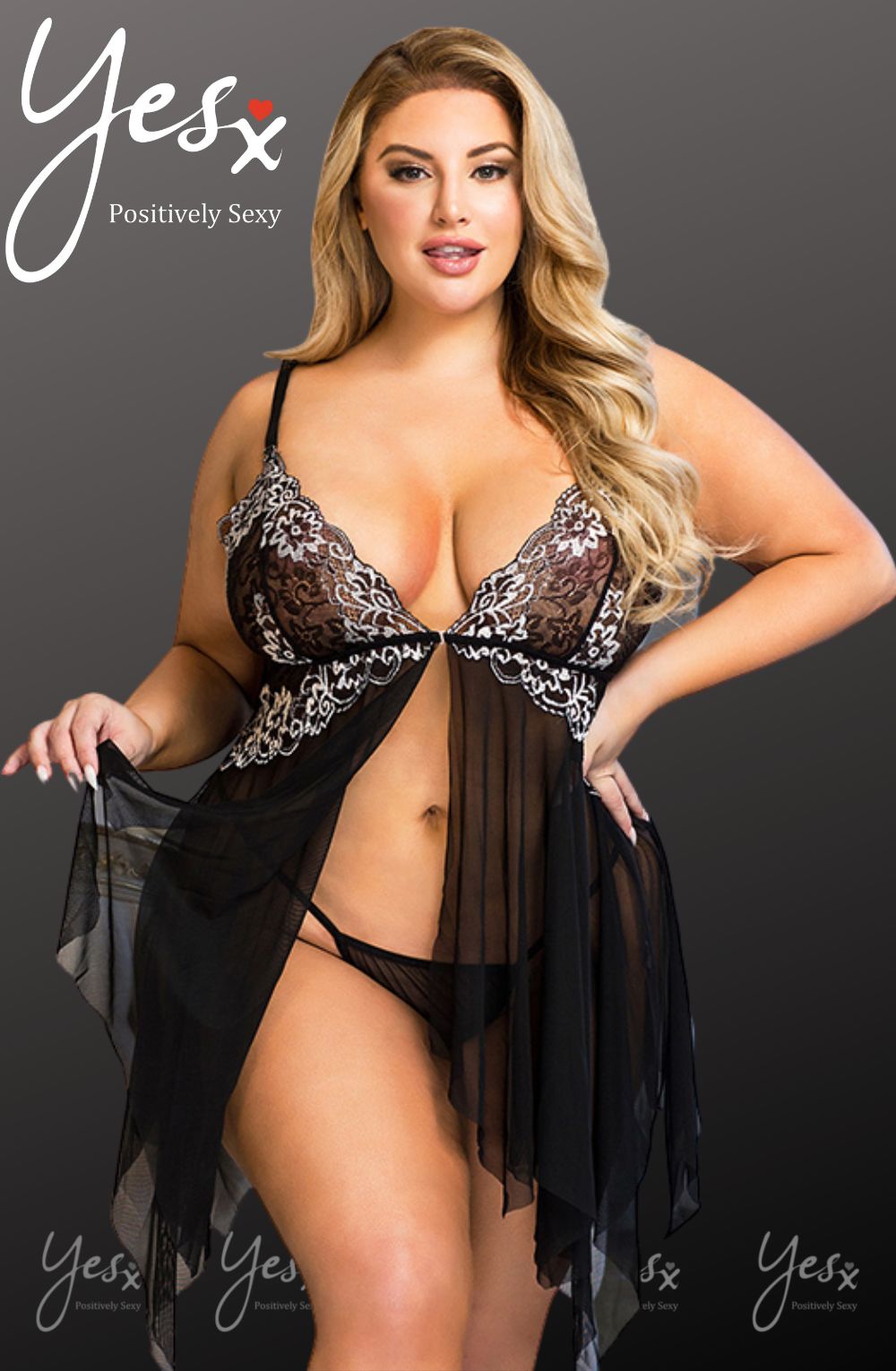 YXQ Babydoll Set Plus Sizes Babydolls