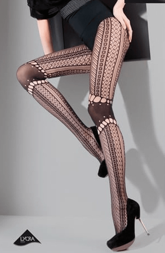 Kabaretta Collant Zazu Tights Black Hosiery Hosiery
