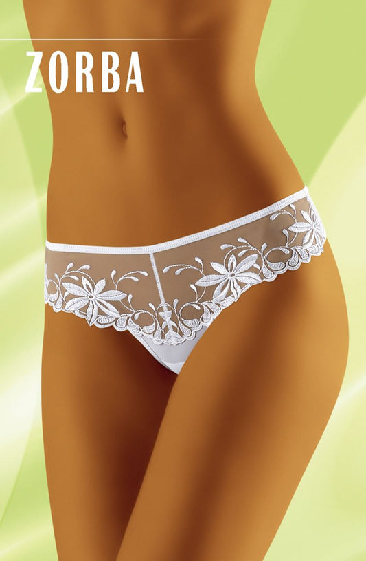 Zorba White Bridal Briefs and Thongs